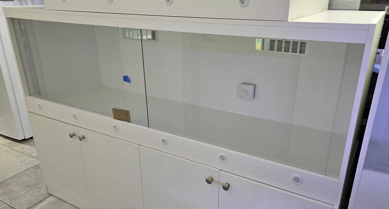 Melamine Reptile Enclosure Advanced White 180x60x60cm