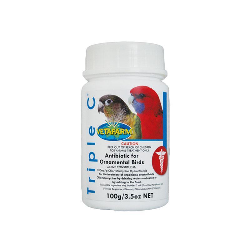 Vetafarm Triple C 25g – Bird Supplement For Calcium, Vitamins & Amino Acids