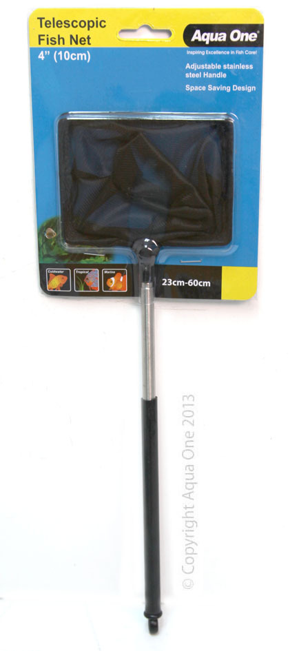 aqua one telescopic fish net TELESCOPE LIFEGARD Telescopic Net 3" White Course Fish Net