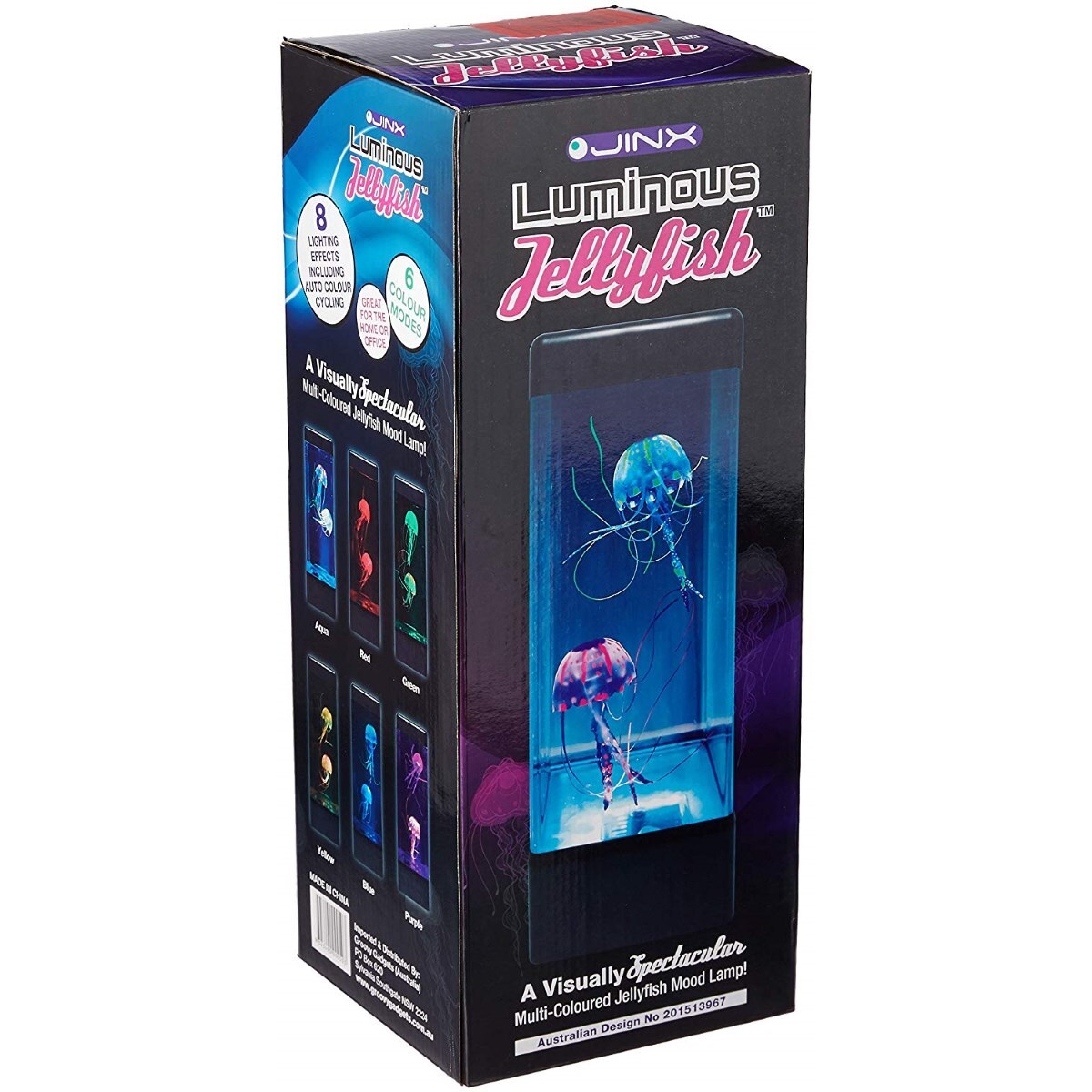 Jinx Luminous Jellyfish Multi Coloured Led Jelly Fish Mood Lamp
