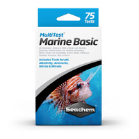 Seachem MultiTest Marine Basic PH Alkalinity Ammonia Nitrite Nitrate Test Kit