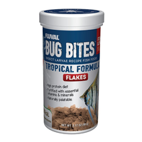 Fluval Bug Bites Tropical Flakes 90g