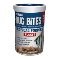 Fluval Bug Bites Tropical Flakes 180g