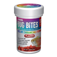 Fluval Bug Bites Colour Enhance Flakes 18g