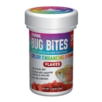 Fluval Bug Bites Colour Enhance Flakes 18g
