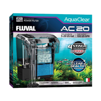Fluval Aquaclear Hang On Filter AC20 18-76L 379L/H
