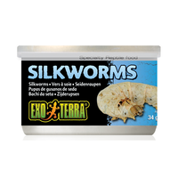 Exo Terra Wild Silkworms Medium 34g