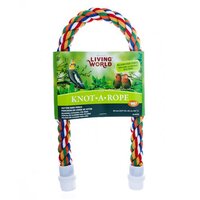 Living World Knot A Rope Cotton Bird Perch 20x65cm