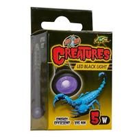 Zoo Med Creatures Led Scorpion Black Light 5w