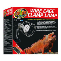 Zoomed Wire Cage Clamp Lamp Zoo Med