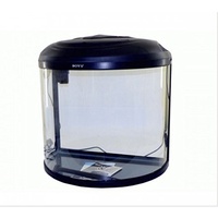 Petworx Round Front Aquarium 26L Black