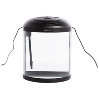 Petworx Round Front Aquarium 26L Black