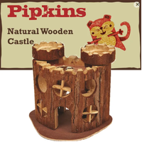 Pipkins Natural Wood Castle