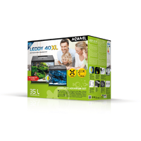 Aquael Leddy 40XL Day & Night Black Aquarium 35L