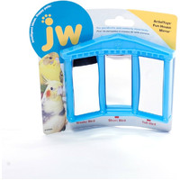 JW Activitoys Bird Toy Fun House Mirror Assorted 10x12cm 98-31050