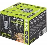 Komodo Ceramic ES Lamp Fixture & Mounting Bracket