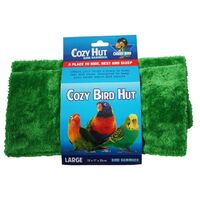 Cheeky Bird Cozy Hut Hammock Large 32x17x23cm B0702 Assorted Colour Blue or Green