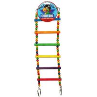 Cheeky Bird 6 Step ladder With Beads B0876