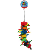 Cheeky Bird Block & Rope With Bell B0878