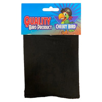 Cheeky Bird Black Elastic Cage Tidy 15x220cm