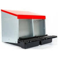 Elite Pet Metal Rollaway Layer Box 2 Hole