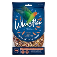 Whistler Cockatiel & Lovebird Hanging Pod Fruit & Spice 210g