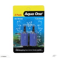 Aqua One Airstone 1 Inch 2.5Cm 2Pk 10144