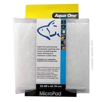 Aqua One Micropad 25.4W X 45.7H 10447 Cut To Size Filter Pad Micro