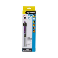 Aqua One Heater 25W Glass Heater 18.5Cm 11301