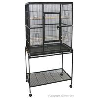 Avi One Cage 604 Square Black 82x46x152cm 604