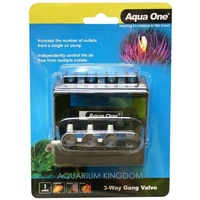 Aqua One Gang Valve 3 Way Hanger 10316