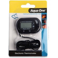 Aqua One Lcd Electronic Thermometer Outside Tank 10299