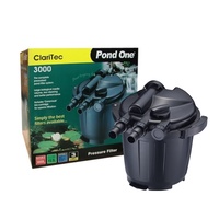 Pond One Claritec 3000Uv Pressurised Filter With 9W Uvc 93044 Aqua One