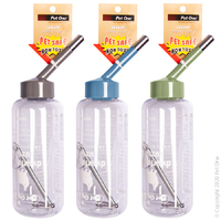 Pet One Deluxe Drinking Bottle 500ml Assorted Colour 20178