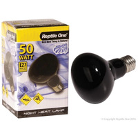 Reptile One Night Heat Lamp 50W E27 Screw Fitting 46564