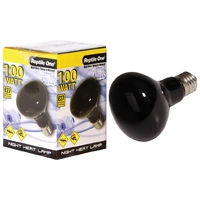 Reptile One Night Heat Lamp 100W E27 Screw Fitting 46566