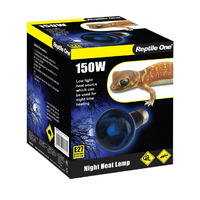 Reptile One Night Heat Lamp 150W E27 Screw Fitting 46567