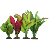 Aqua One Silk Plant 4pk Mix 2 24242