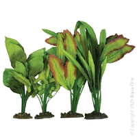 Aqua One Silk Plant 4pk Mix 6 24246