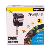 Aqua One Clear View Hang On Filter 75 Waterfall Filter Hang On Back 29023