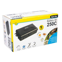 Aqua One Battery Air 250C Portable Air Pump 150L/H 10024
