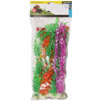 Aqua One Plastic Plant 6pk Mixed X-large 24240