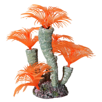 Aqua One Hermit Crab Tube Worm Orange Ornament 37185OR