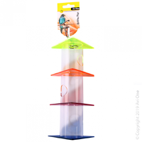 Avi One Bird Toy Acrylic Foraging Triangles Stack Small 22940