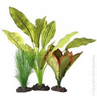 Aqua One Silk Plant 3pk Mix 2 24248