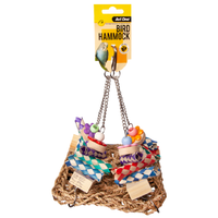 Avi One Bird Hammock Natural 2 Hook 18x18cm 22499