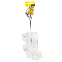 Avi One Bird Toy Acrylic 3 Pull Out Draws 29cm 22658