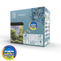 Bioscape Nano Aquarium Unit Black 40L 48x26x44cm