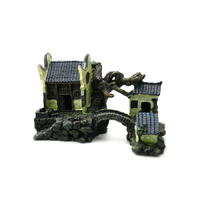 Bioscape Chinese Village With Bridge 20.5x13x12.5cm