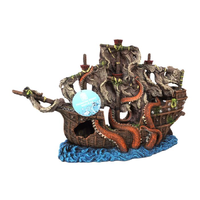 Bioscape Octopus Shipwreck 34x10x22cm BIS481